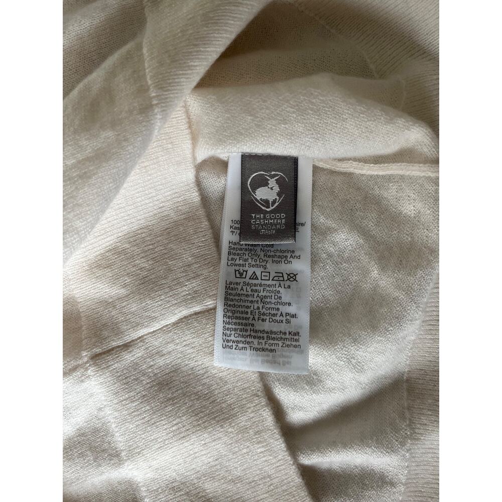 J.Crew Featherweight 100% Cashmere Cardigan Snow Ivory XS NWT $168 BZ400 Preppy - Picture 3 of 10